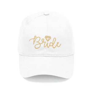 Gold Bride White Cap