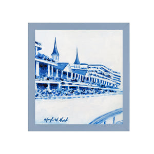 "Churchill In Blue" (PRINT) 5X5