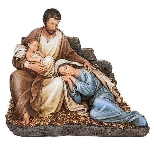 Sleeping Mary w/Baby Jesus and Joseph Statue