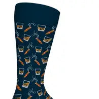 Bourbon and Cigars Socks