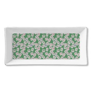Ceramic Serving Tray - Mahjong