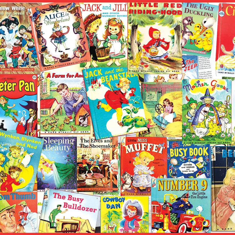 Vintage Fairy Tales (1953pz) - 1000 Piece Jigsaw Puzzle