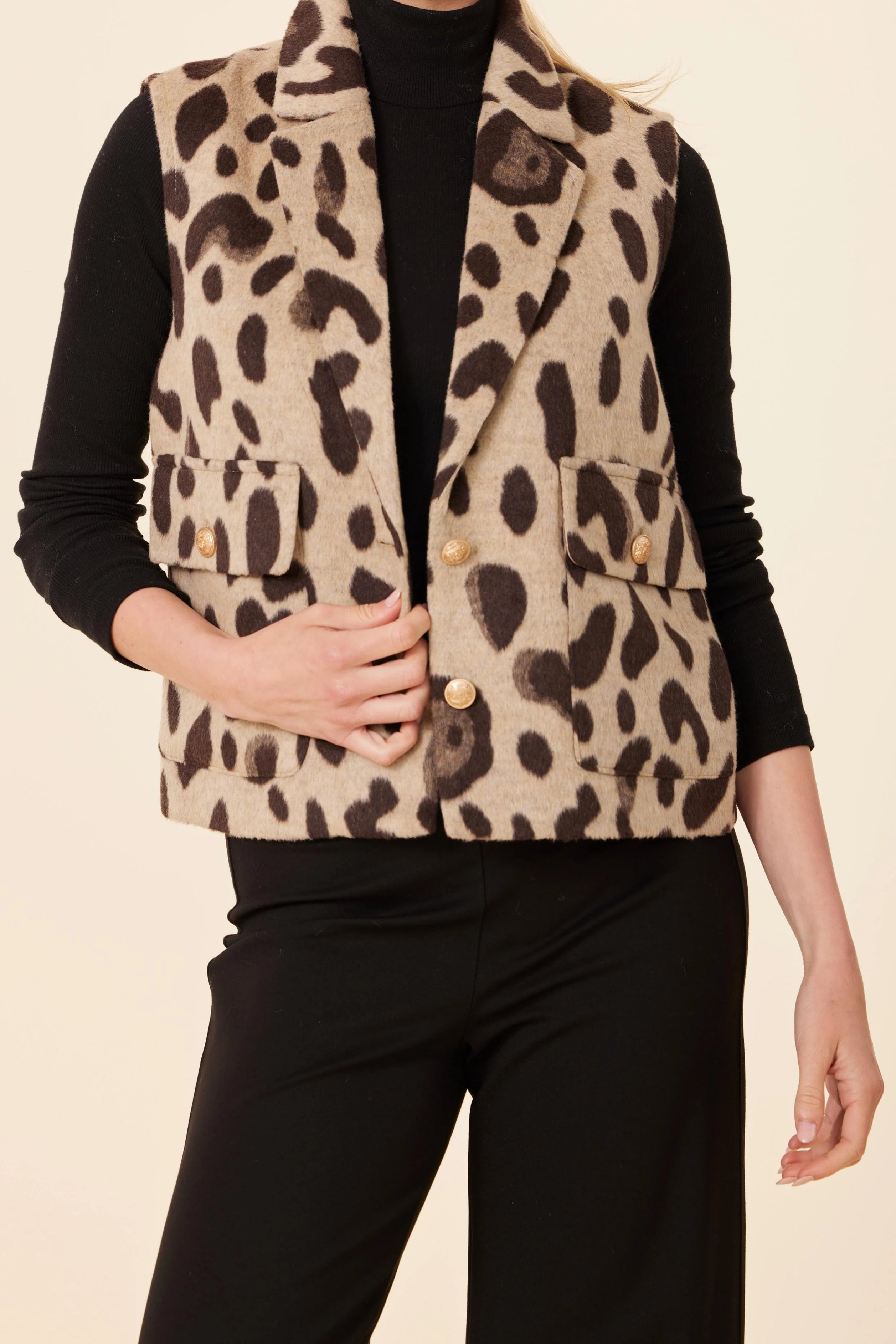 Leopard Vest