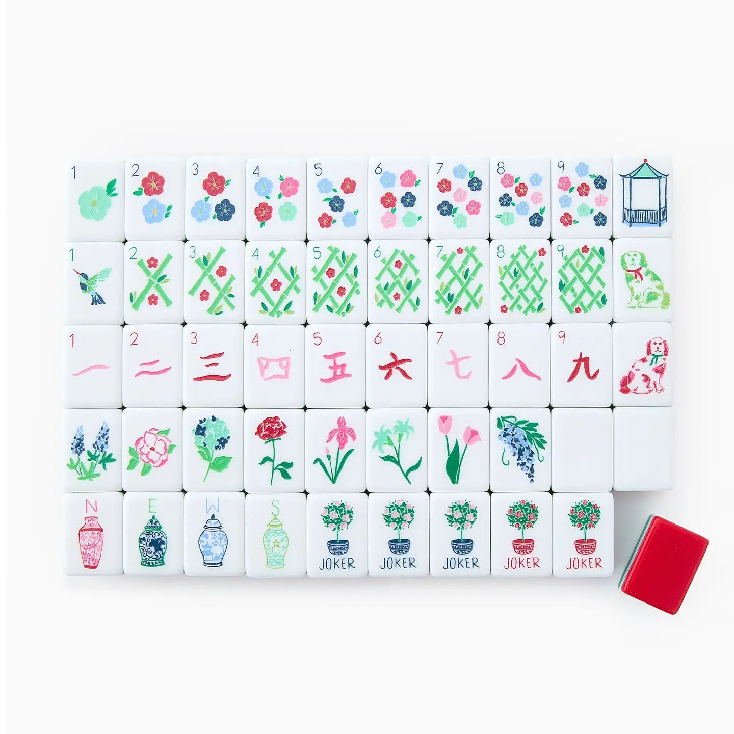 Palm Royale Mahjong Tiles