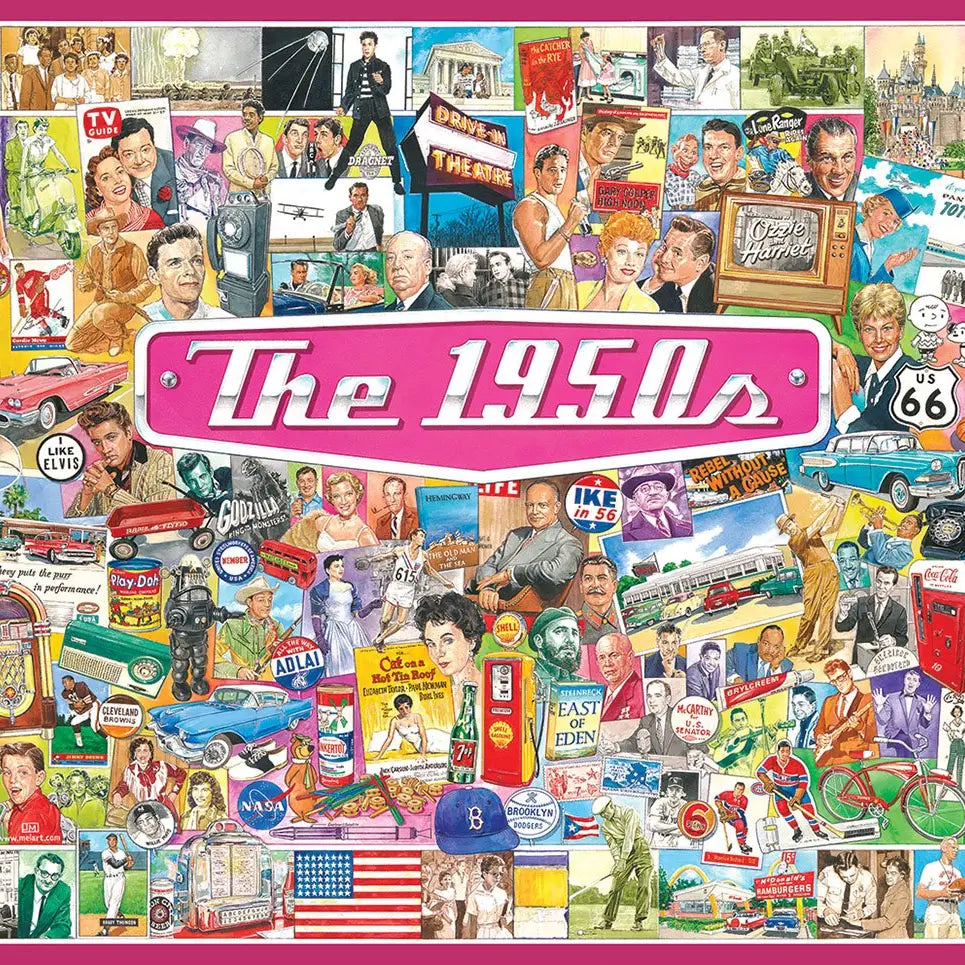 The 1950's - 1000 Piece Adult Jigsaw Puzzle