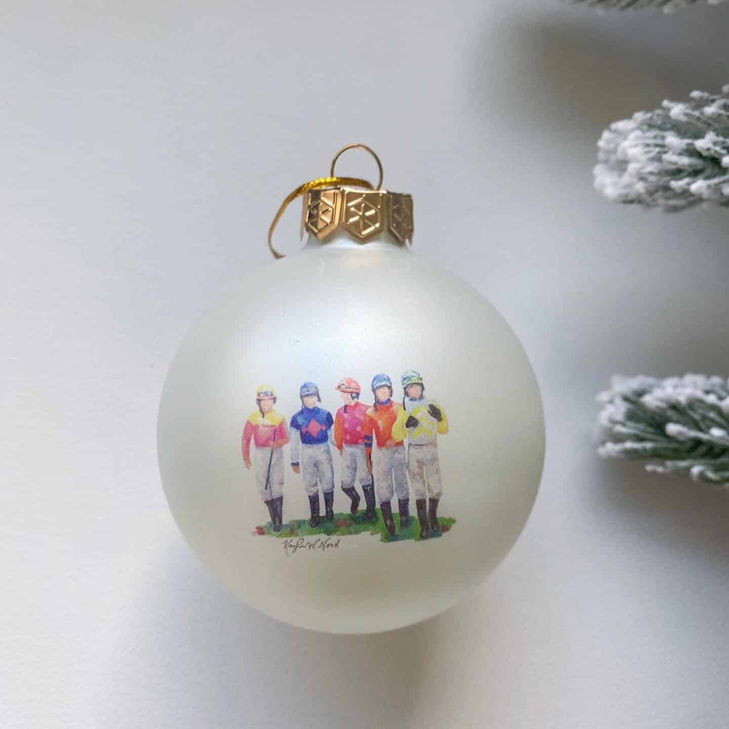 Kayla Weber Jockey Ornament