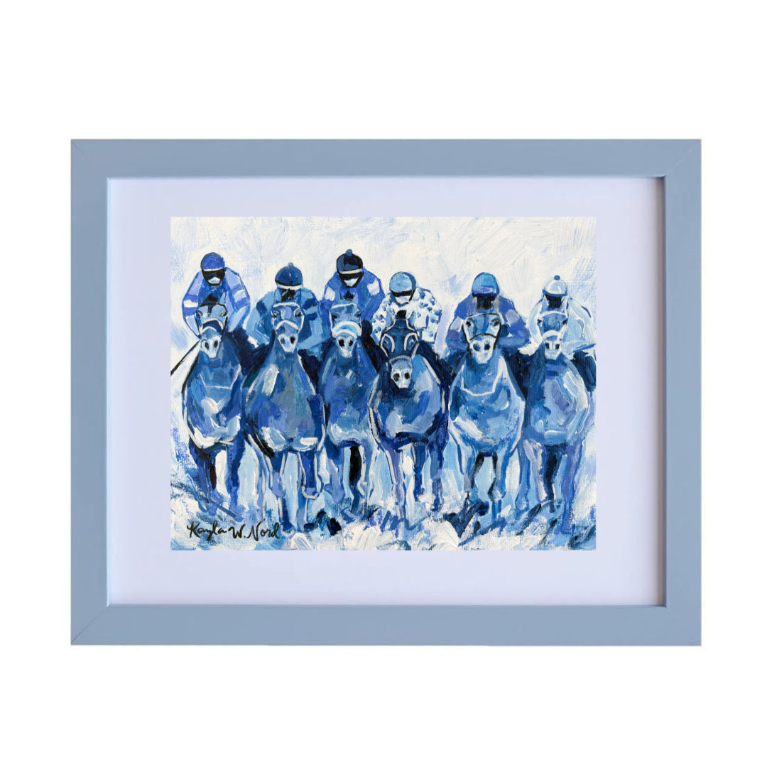 "Blue Me Away" (PRINT) 11X14