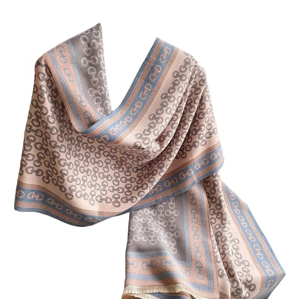 Snaffle Bit Acrylic Cashmere Scarf