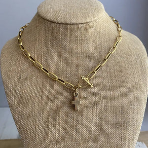 Simplicity Necklace with Cross