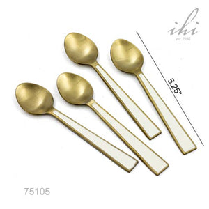 Golden Java Spoons, Set of 4