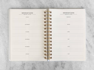 2024-2025 Planner | "24|25" Hard Cover, Pink