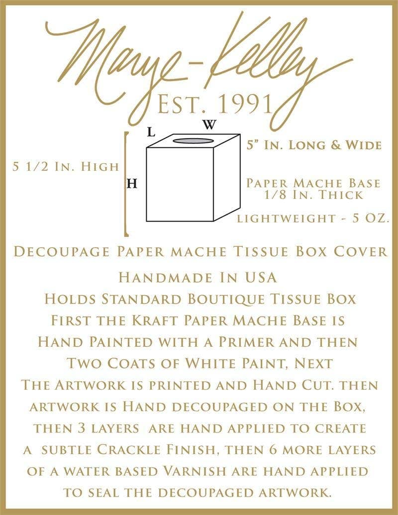 Jockey Silks Triple Crown Tissue Box Cover