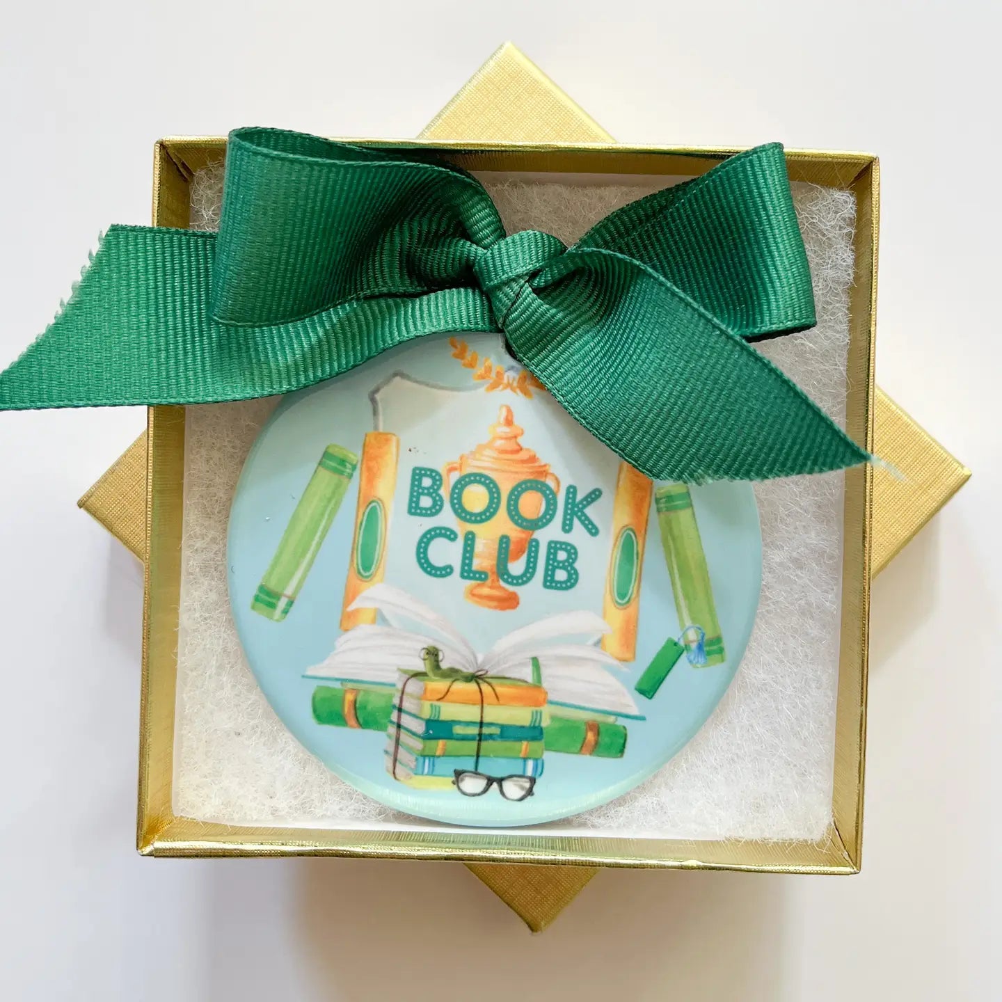 Book Club Christmas Ornament