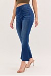 High Rise Pull-On Crop Flare Jeans