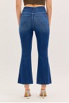 High Rise Pull-On Crop Flare Jeans