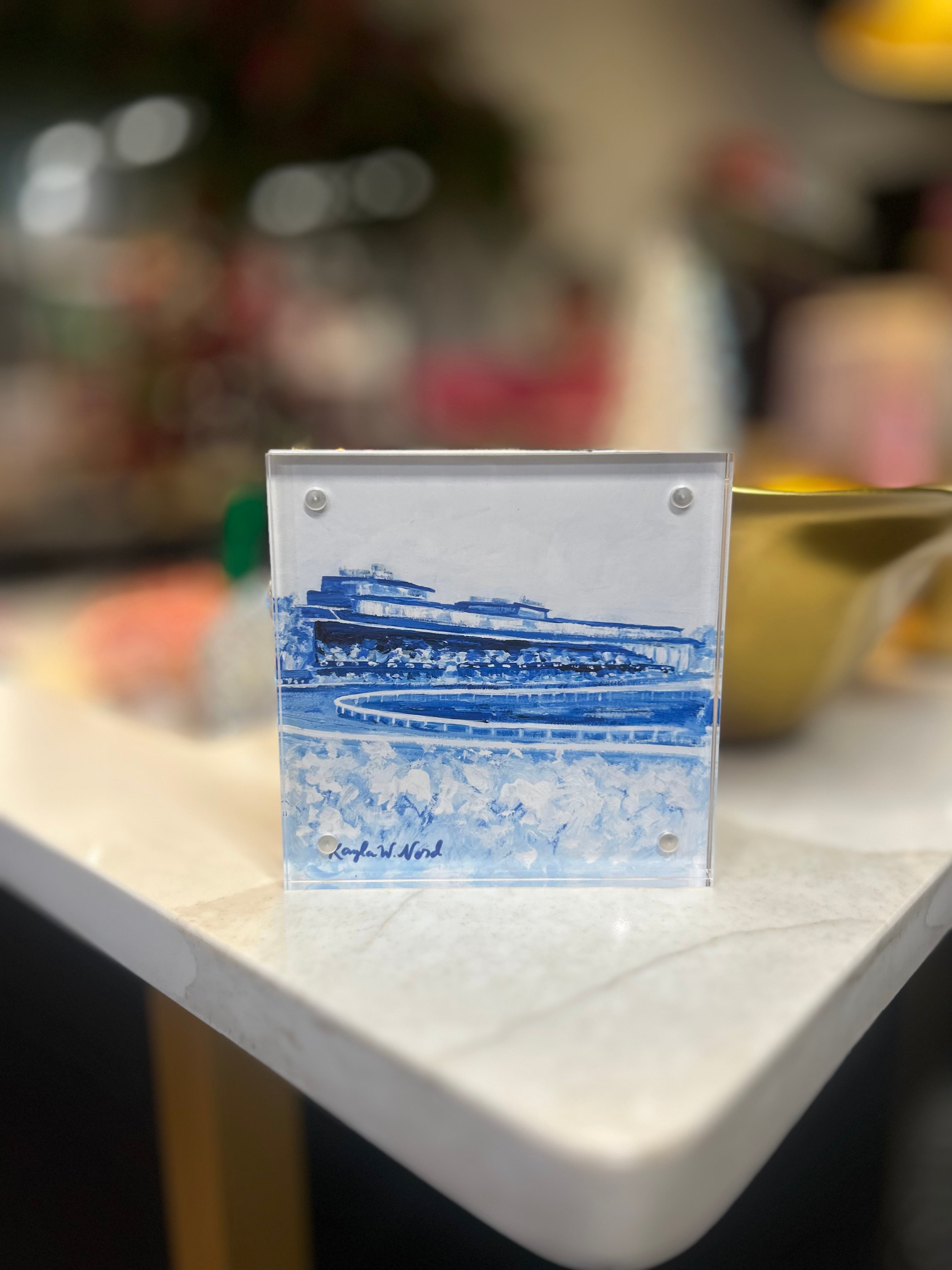 Framed Print"Keeneland In Blue"  5X5