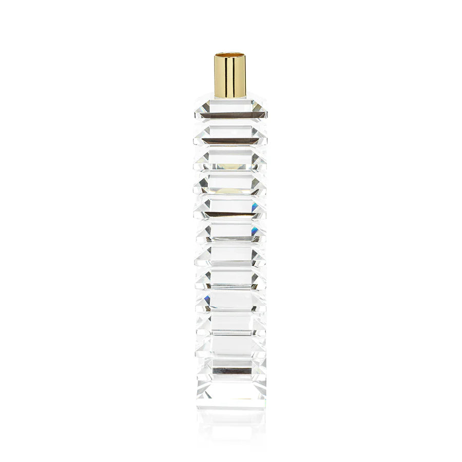 Florence Crystal Candle Holder - Stacked