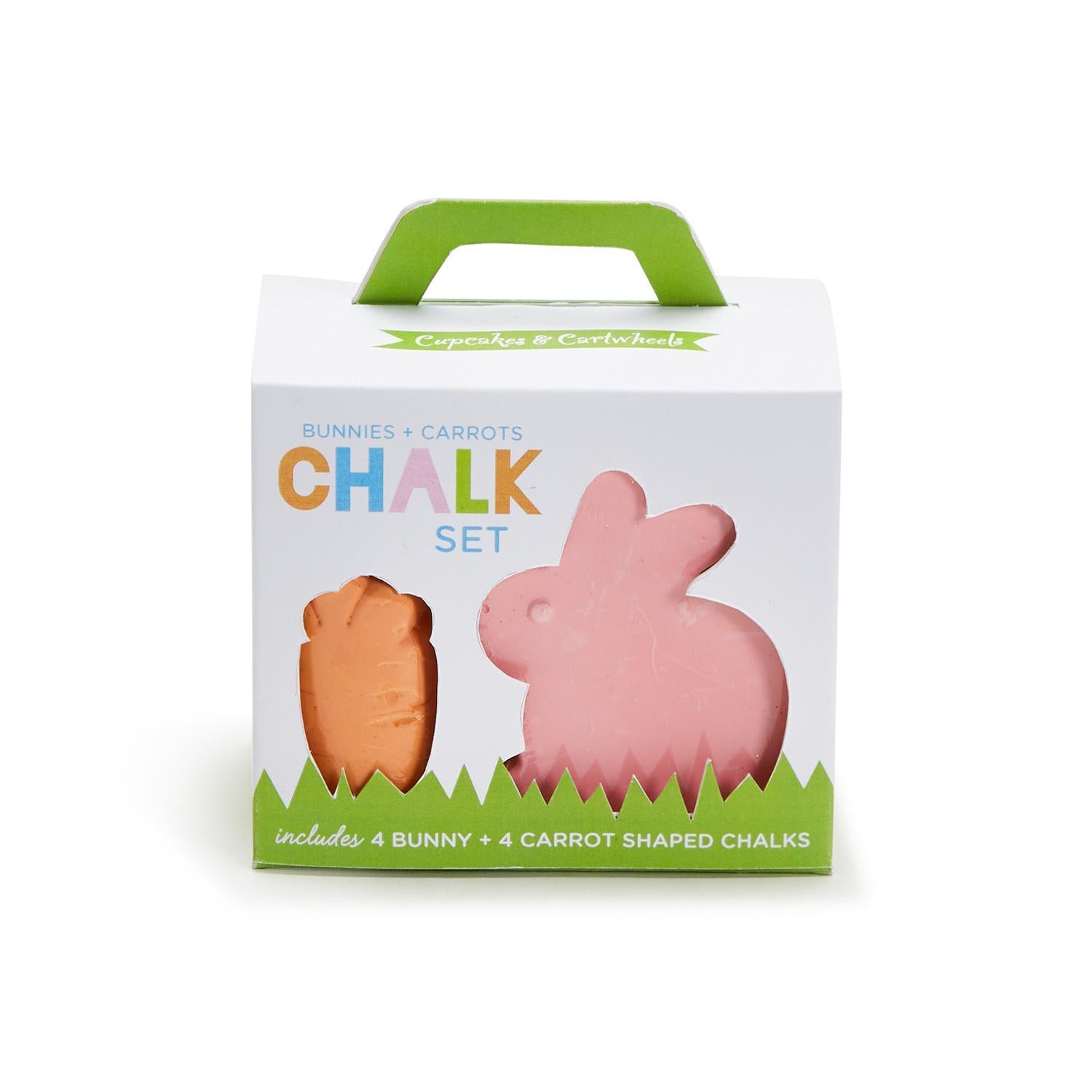 Bunny and Carrot 8 Pc Chalk Set in Gift Box Includes 5 Colors