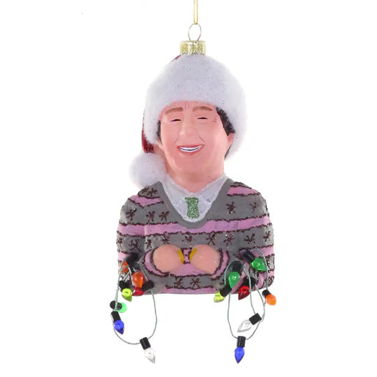 CHEVY CHASE GLASS ORNAMENT BY CODY FOSTER