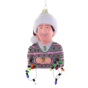 CHEVY CHASE GLASS ORNAMENT BY CODY FOSTER