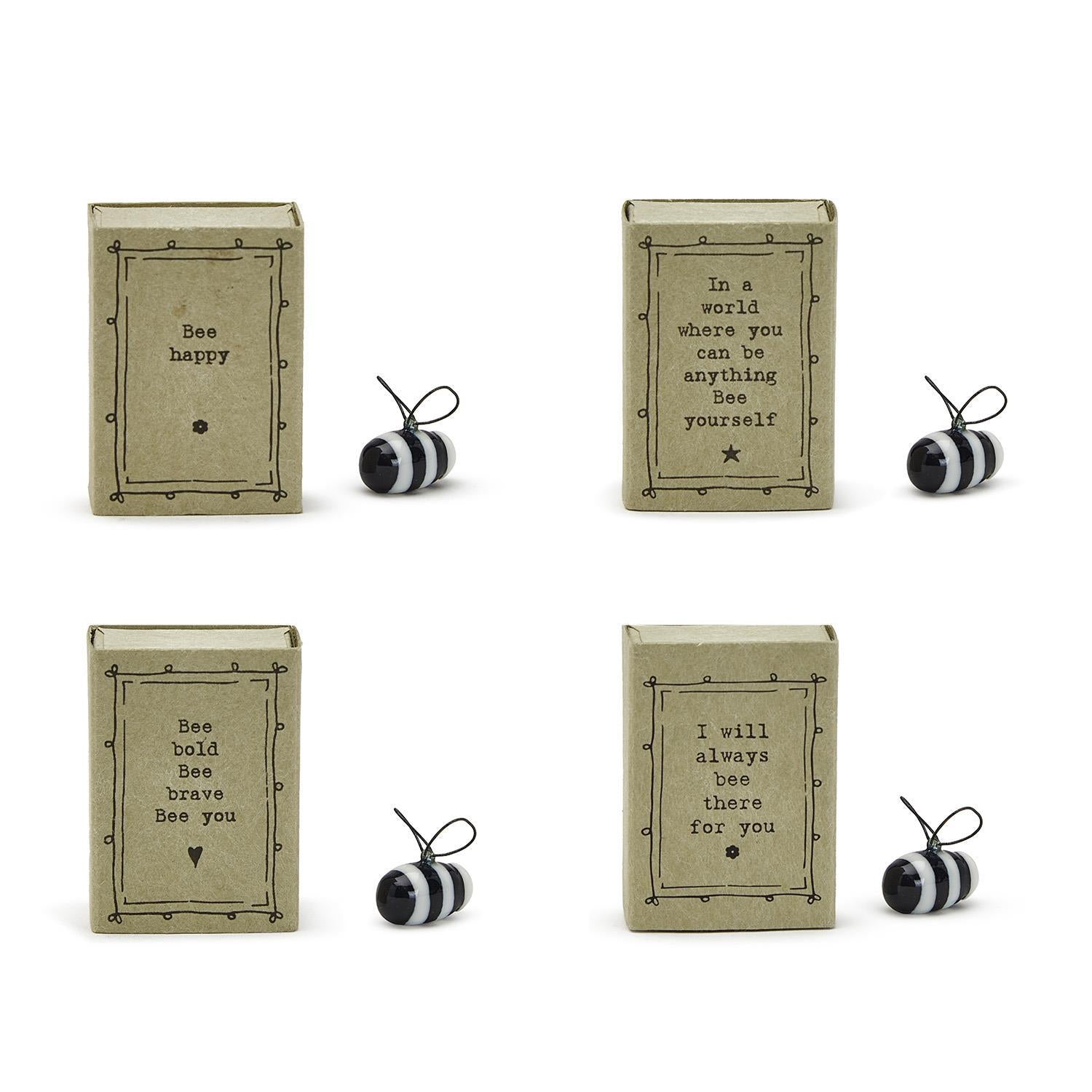 MATCHBOX BEE IN GIFT BOX WITH SAYING