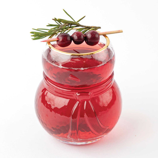 Snowman Stemless Drinking Glass