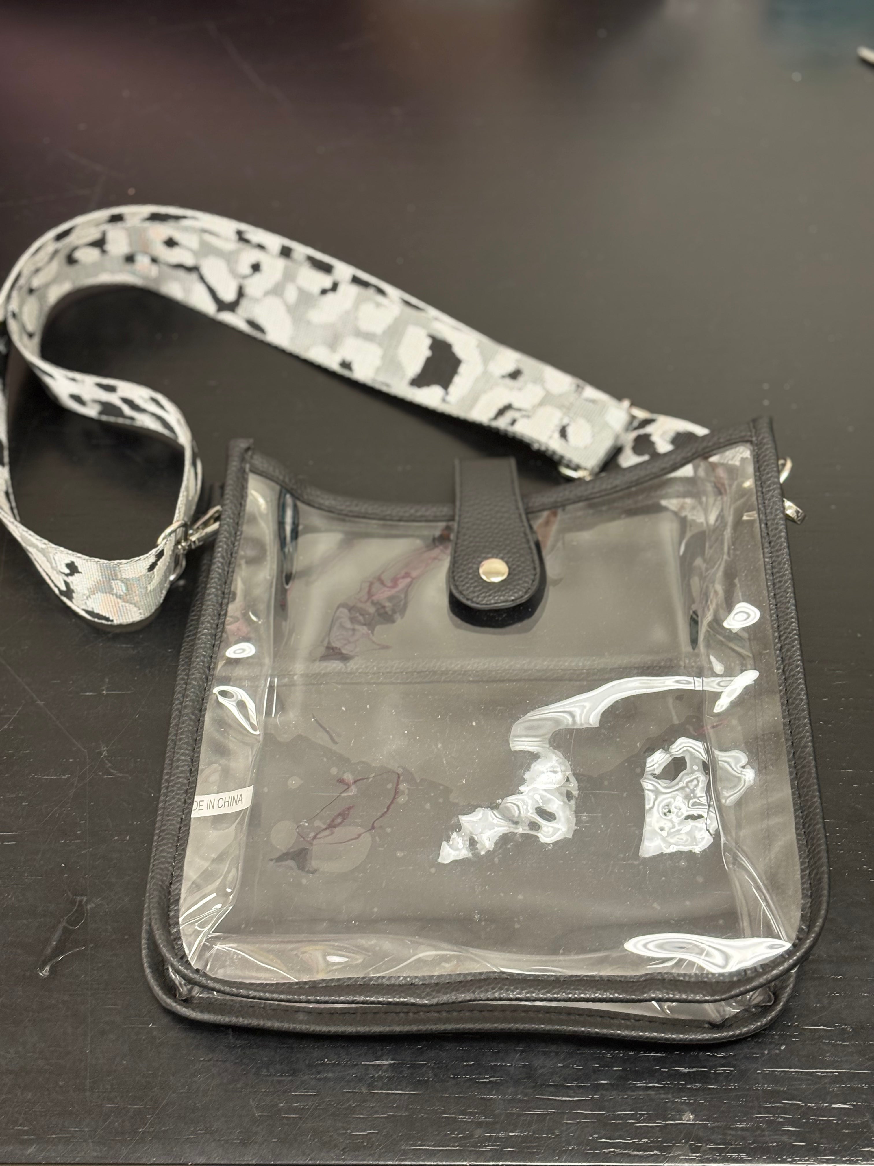 Black/Clear Purse