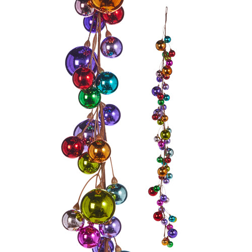 4' MULTICOLOR BALL GARLAND