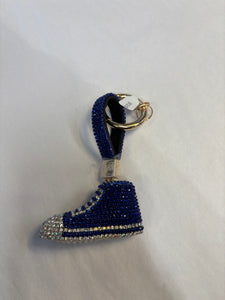 Blue Glitter Sneaker Keychain