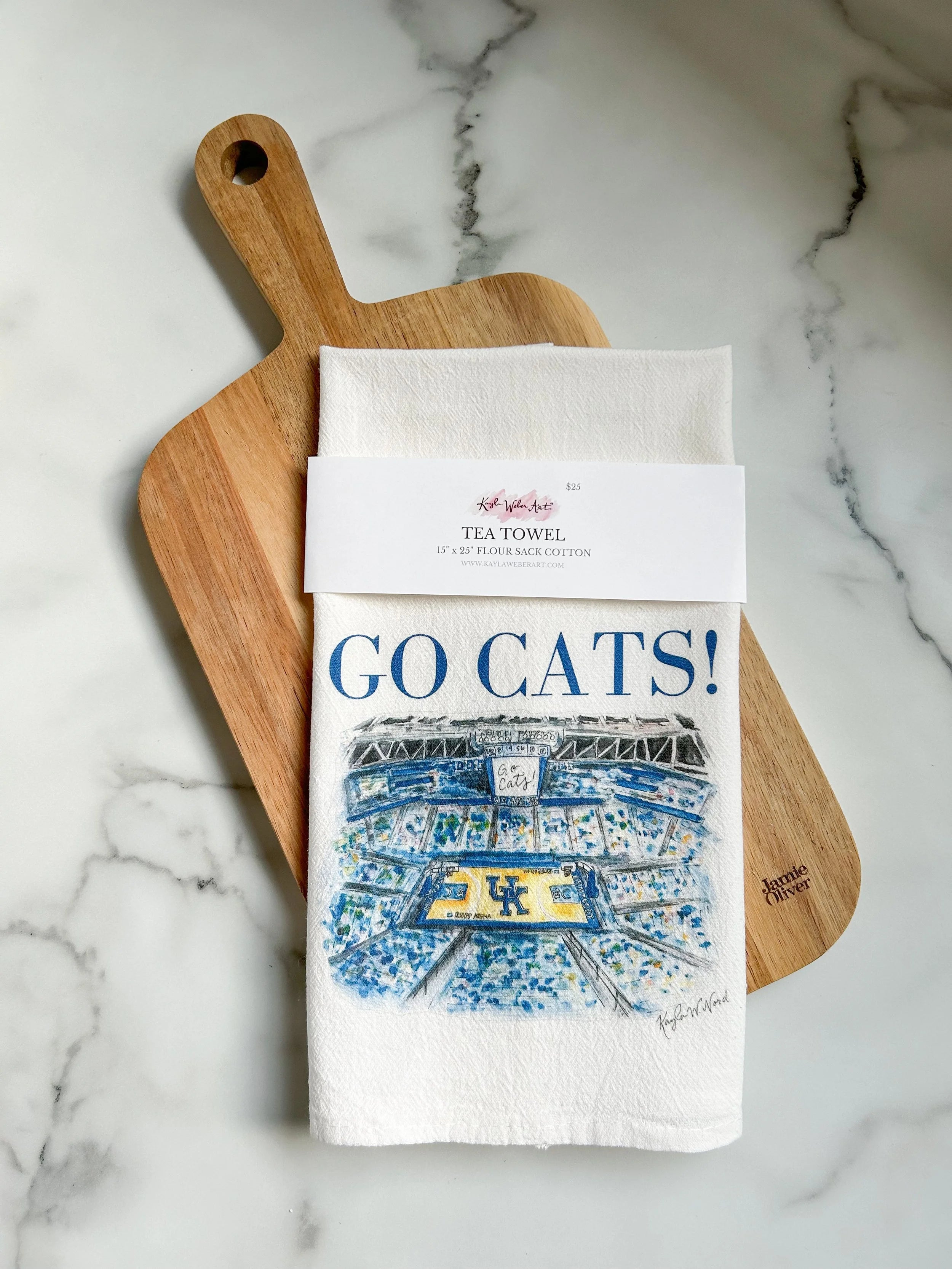 Rupp Arena" Tea Towel
