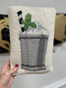 Mint Julep Hook Pillow