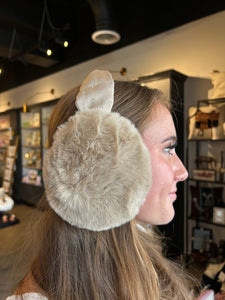 Estelle Bling Earmuffs: Camel