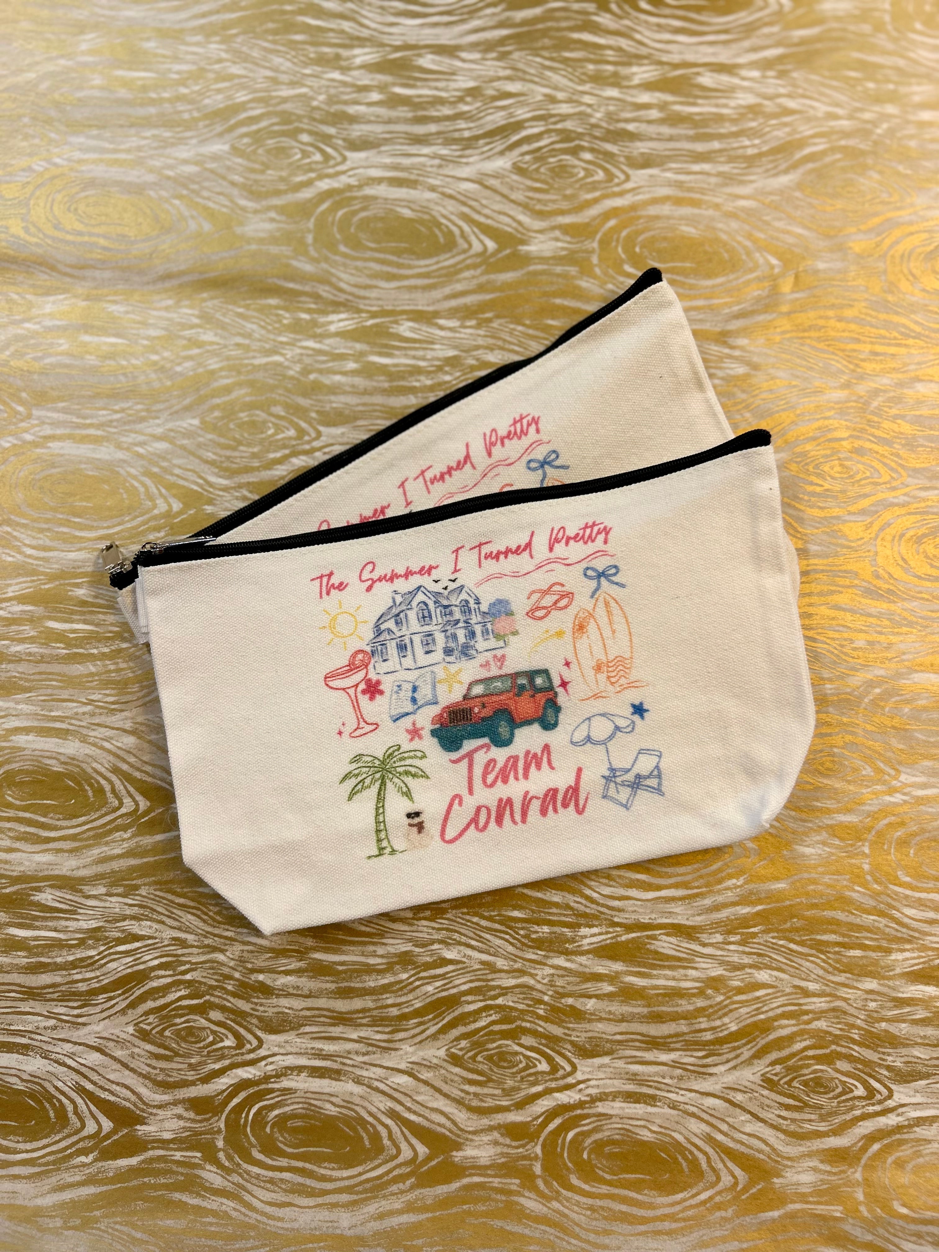 The Summer I Turned Pretty Collage Inspired Makeup Bag Pouch