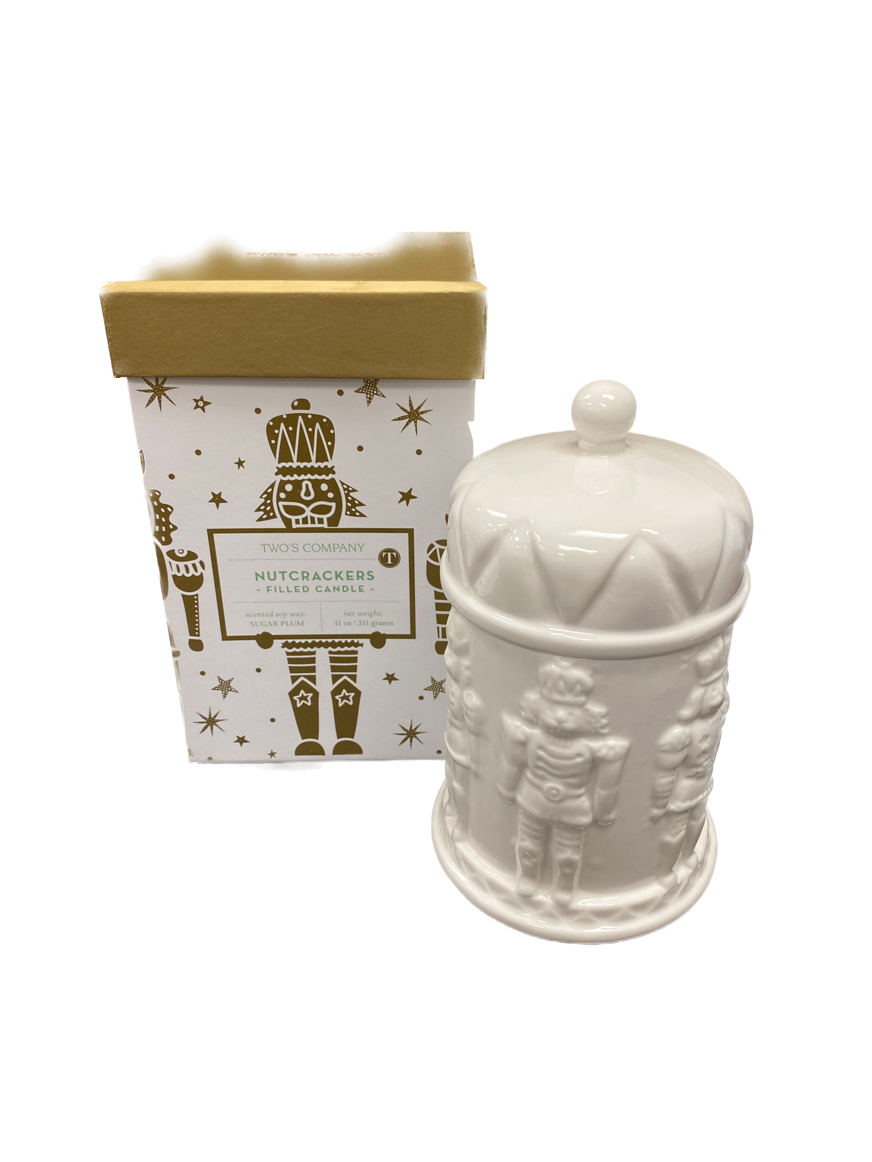 Nutcracker Filled Candle