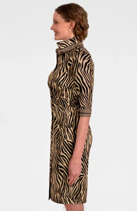 Twist & Shout Dress - Animal Instincts
