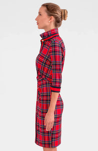Twist & Shout Dress - Red Duke of York