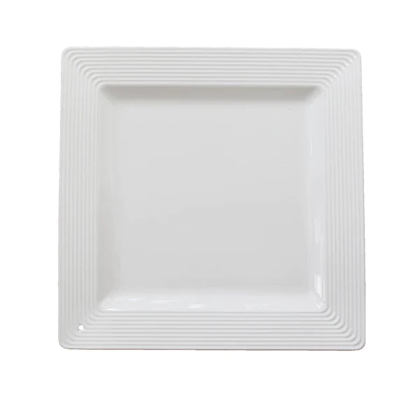 Nora Fleming Square Platter- Pinstripes