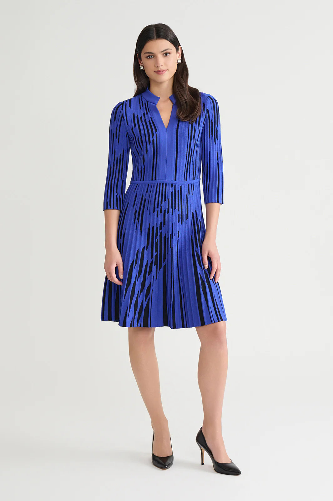 Dual-Toned Soft Knit Dress