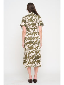 Emerald Canopy Shirt Dress