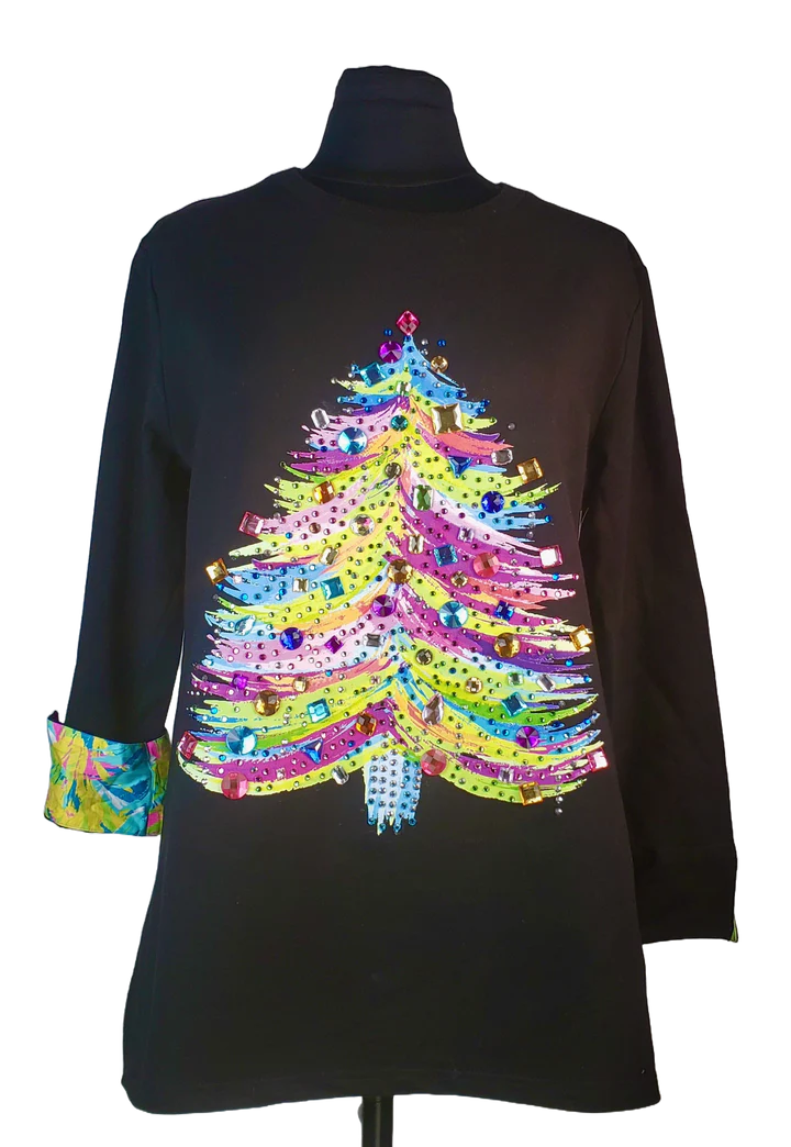 Xmas Tree Baubles Sweater