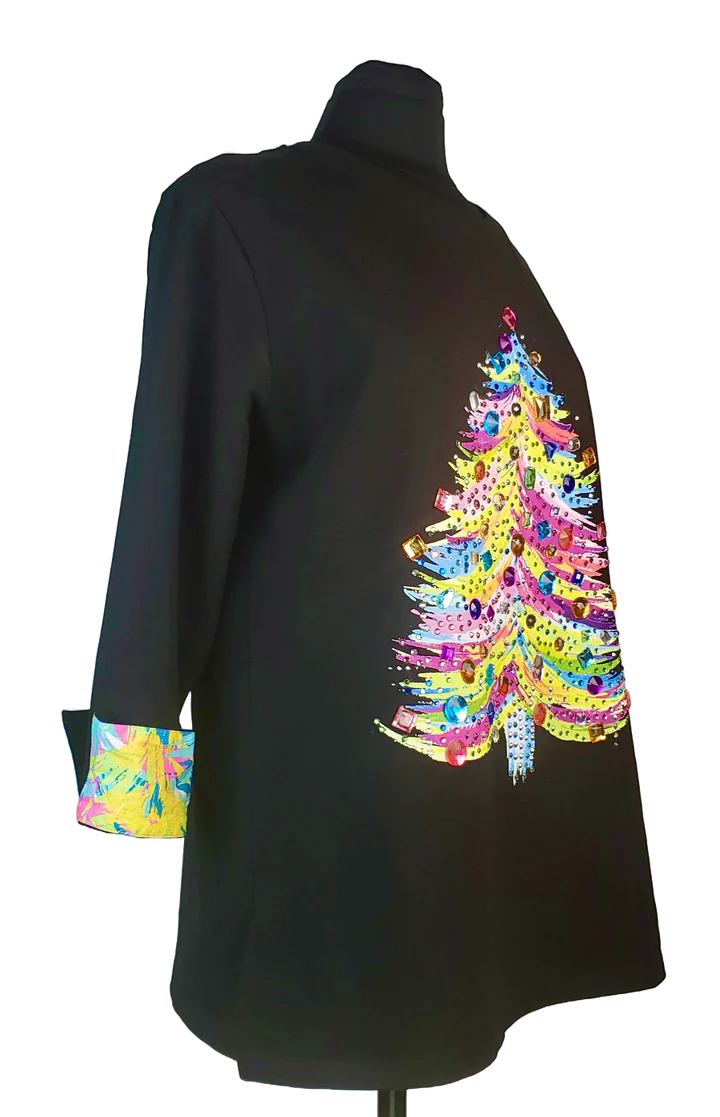 Xmas Tree Baubles Sweater