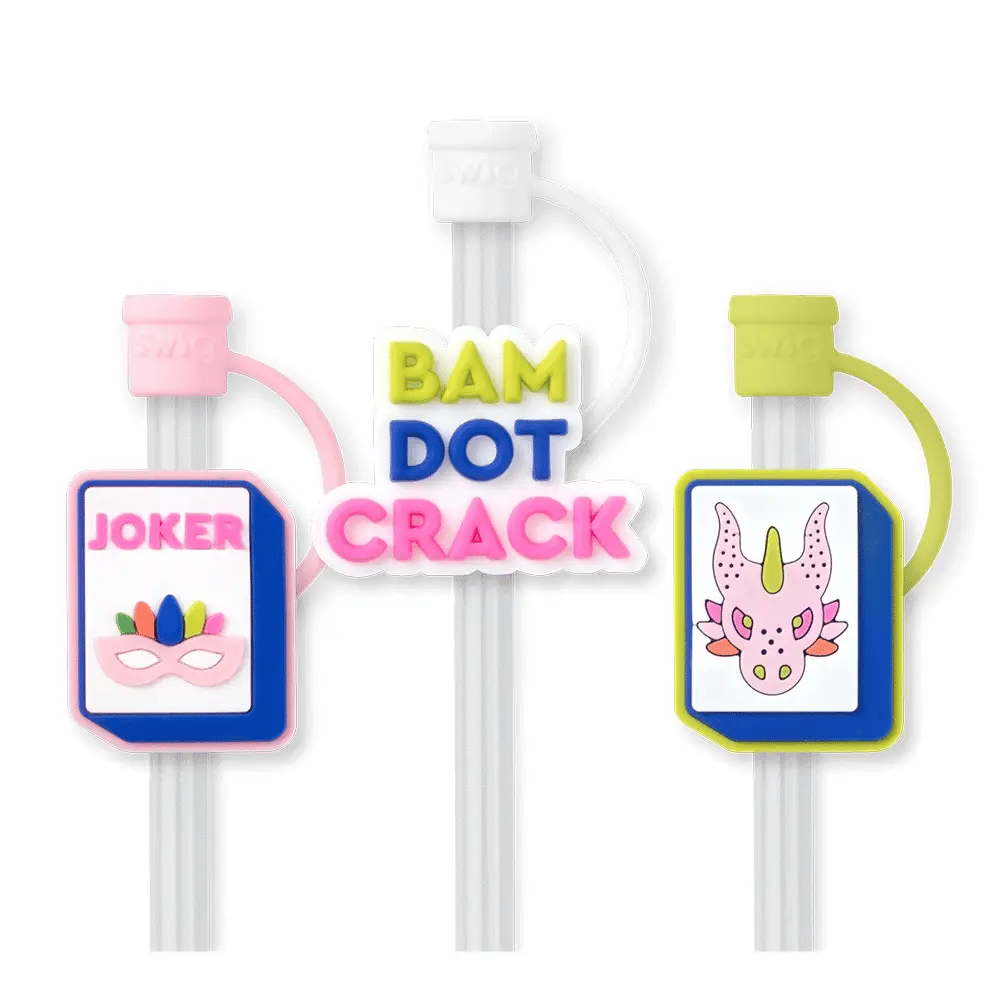 Mahjong Straw Toppers