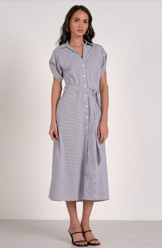 Priscilla Button Down Midi Dress