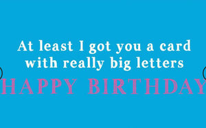 OMG You're Old! Birthday Card