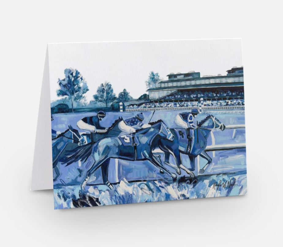 "Keene On Blue" Notecards