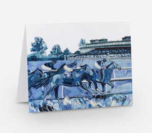 "Keene On Blue" Notecards