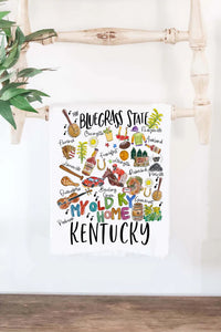 KY State Cotton Tea Towel