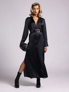 THE FLATTERING COLLARED YVES DRESS