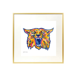 "The Wildcat" White Background (PRINT) 5X5