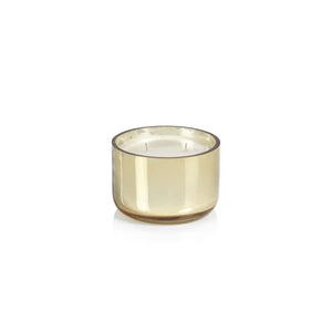 Siberian Fir Scented Candle Jar - 2 Wick Gold